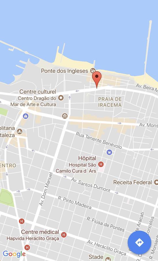 Apartamento Praia De Iracema Vista Para O Mar 18 Andar Φορταλέζα Εξωτερικό φωτογραφία